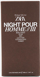 Zara Night Pour Homme III  100 ml Парфумована вода (оригінал оригінал Іспанія)