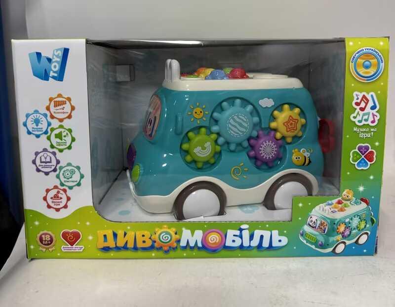 Диво-мобіль дитячий - підсвічування, пісні, казки, спінер, шестерні, ксилофон 16537