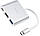 USB HUB Hoco HB14 Type C-to-USB3.0/HDMI/PD/3A/67W/0,15m. White, фото 2