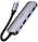 USB HUB Hoco HB27 Type-C multi-function converter(HDTV+USB3.0+USB2.0*2+PD) Metal Grey (6931474769329), фото 3