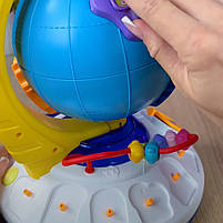 Диво глобус WToys укр мова 7 віршів 7 пісень 10 казок ноти цифри сортер підсвічування 30*23*23см (62609), фото 3