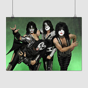 Плакат "КІСС, KISS", 40×60см