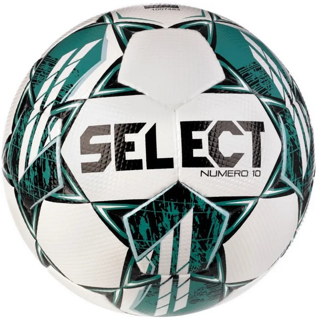 М'яч футбольний Select Numero 10 FIFA Quality Pro v23 білий-зелений Уні (розмір 5) 367506-314, фото 1