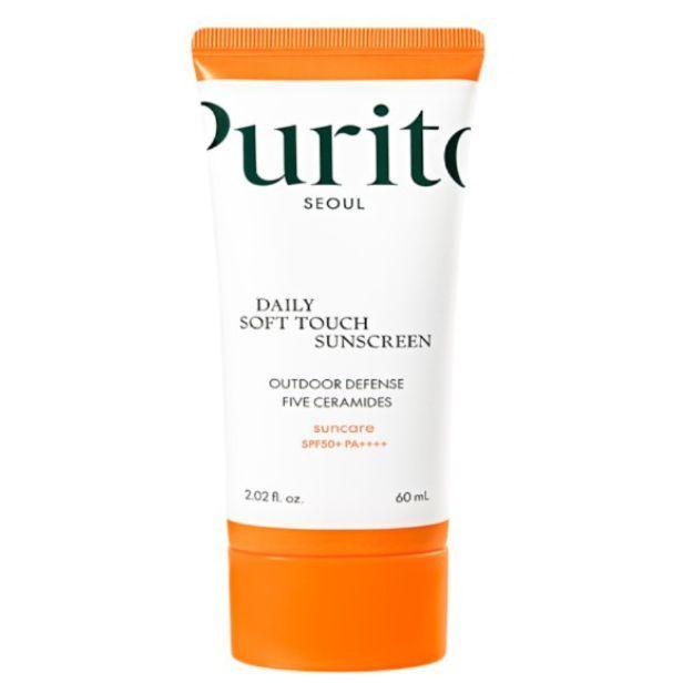Сонцезахисний крем з керамідами Purito Daily Soft Touch Sunscreen SPF 50+ PA++++ (Renewer) 60ml, фото 1