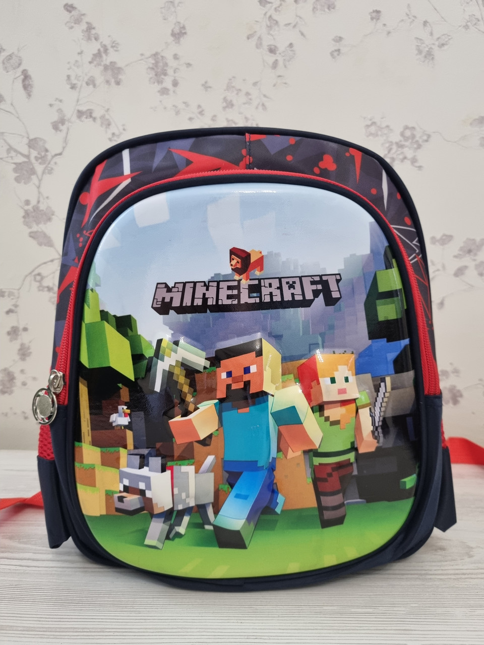 Дитячий рюкзак для хлопчика Minecraft 3-5 років в садок, фото 1
