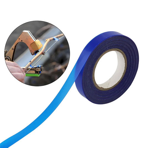 Стрічка синя для підв’язування рослин 11мм х 30м, 20шт, стрічка для тапенера, фото 1