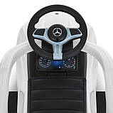 Дитяча каталка-толокар Mercedes 668L з батьківською ручкою 2 в 1 Білий, фото 5