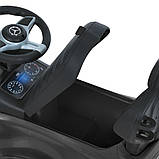 Дитяча каталка-толокар Mercedes 668L з батьківською ручкою 2 в 1 Чорний, фото 5