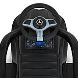 Дитяча каталка-толокар Mercedes 668L з батьківською ручкою 2 в 1 Чорний, фото 6