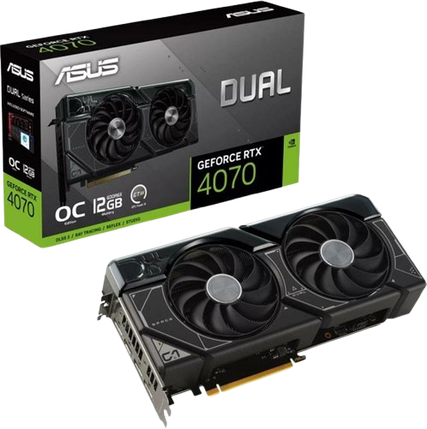 Відеокарта GeForce RTX 4070 12GB Asus Dual (DUAL-RTX4070-12G) Б/В, фото 1