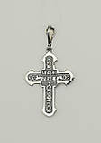Хрест з розп'яттям зі срібла, фото 2