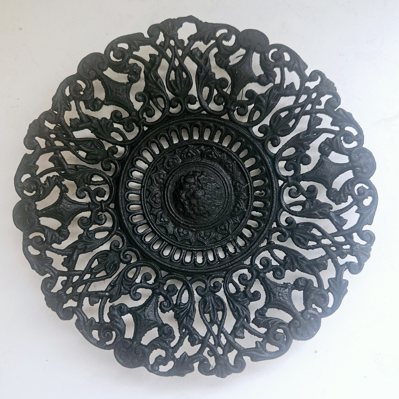 Каслі тарілка панно ажурна декор чавун, фото 1