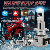 LED лампи Y9max H7 80W 5000K з лінзами, яскраве біле світло для авто, покращене освітлення, фото 9