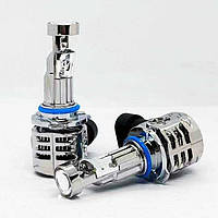 LED лампи H11 Y9max 80W 4000LM з лінзами для авто 12V, яскраве світло, світлодіодні лампи, фото 6