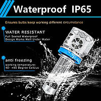 LED лампи H11 Y9max 80W 4000LM з лінзами для авто 12V, яскраве світло, світлодіодні лампи, фото 7