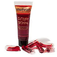 Артеріальна кров із капсулами для рота MEHRON Stage Blood - Bright Arterial w/6 Capsules-.5oz.
