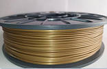 Філамент PLA (ПЛА) Золотий 1,75 mm 0,75 кг, фото 2