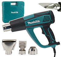 Фен будівельний Makita HG6005 2000Вт 600°C з регулюванням температури (Кейс)SGWP