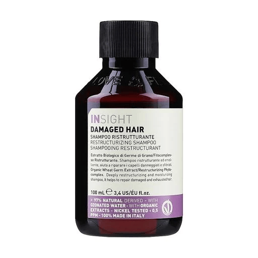 Відновлюючий шампунь для пошкодженого волосся Insight Damaged Hair Restructurizing Shampoo 100 мл, фото 1