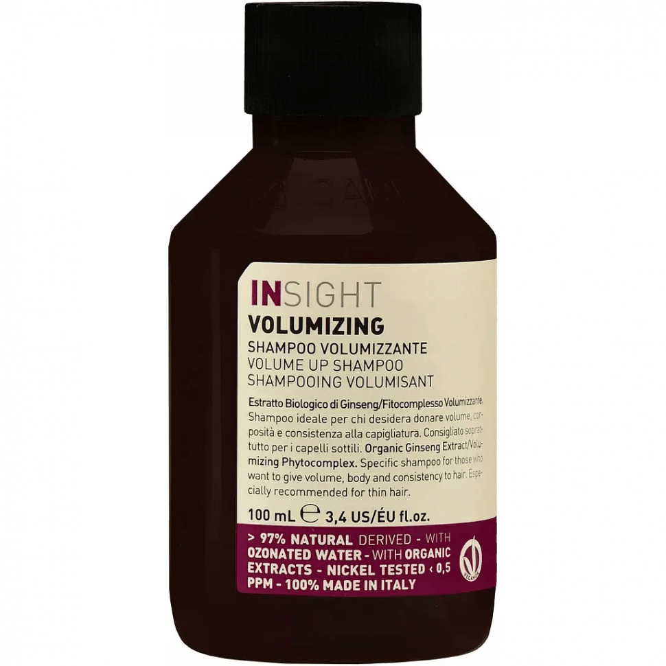 Шампунь для обєму волосся Insight Volumizing Shampoo 100 мл, фото 1