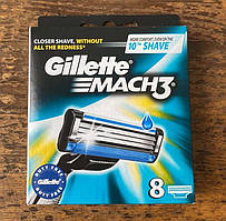 Змінні Касети Gillette Mach 3 — паковання 8 шт.
