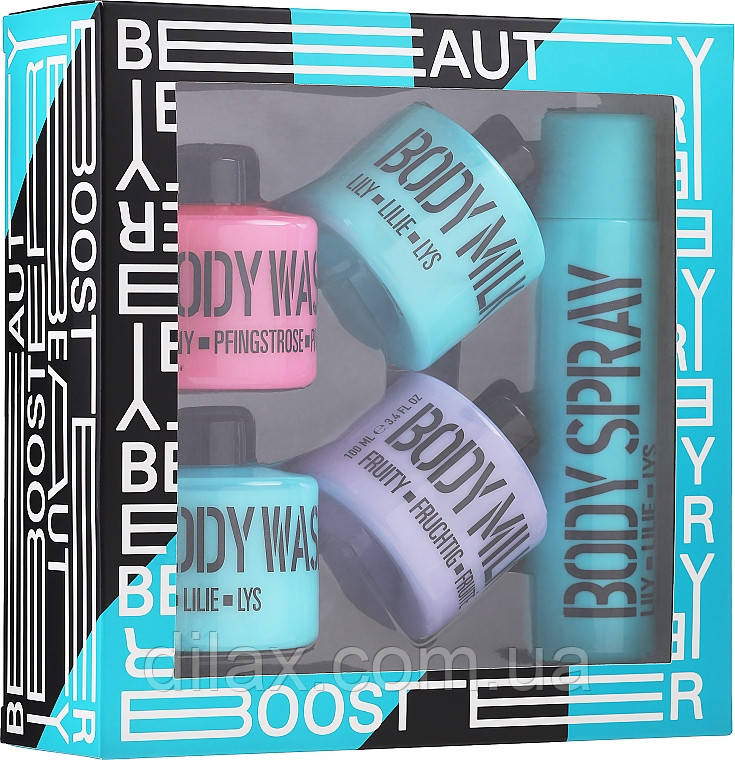 Набор - Stackable (sh/gel/2x100 ml + b/milk/2x100 ml + b/spr/100ml) (1110430-2), фото 1