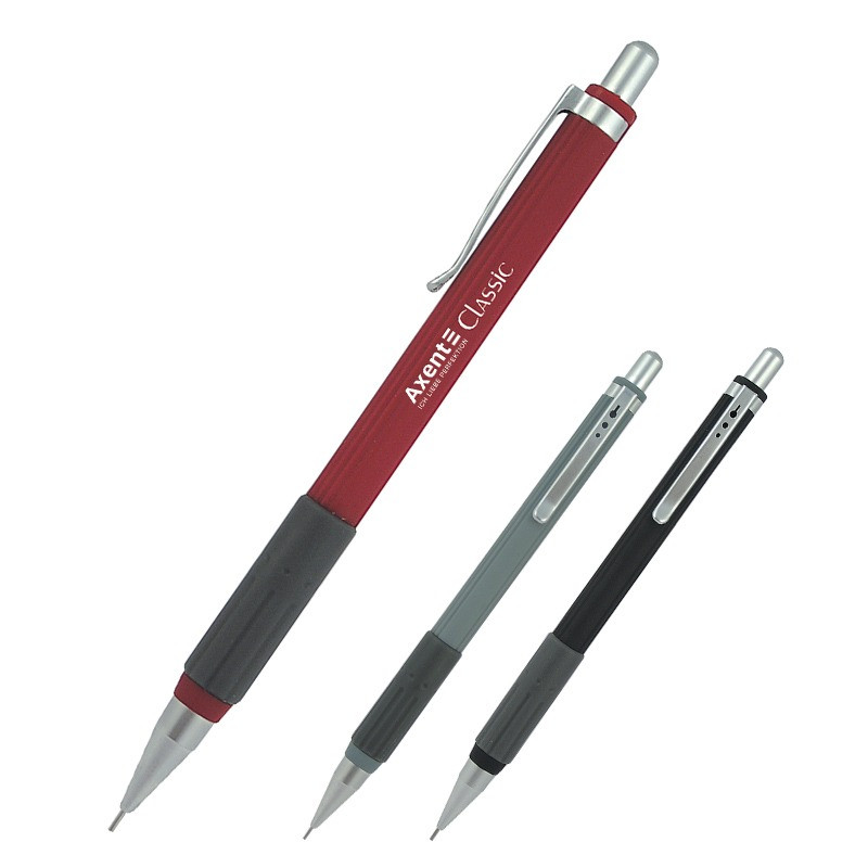 Простий олівець механічний Axent Classic з гумкою 0,5 мм HB, фото 1