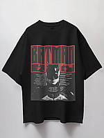 Футболка Мужская Черная С Принтом Базовая Over Print Denver Футболка Чоловіча Чорна З Принтом Базова Over