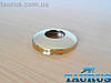 Золотий фланець ThermoPulse Sphere Gold розмір D76мм / висота 17 мм, під внутрішній розмір 1" (32мм). Латунь, фото 3
