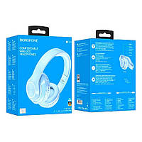 Бездротові повнорозмірні навушники BOROFONE BO24, синій