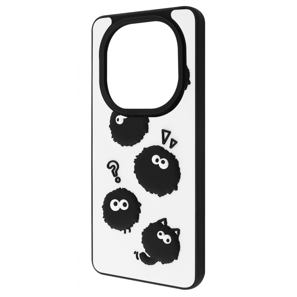 Чохол WAVE Doodle Case Xiaomi Redmi Note 14 Pro 4G black fluffy (63516), фото 1