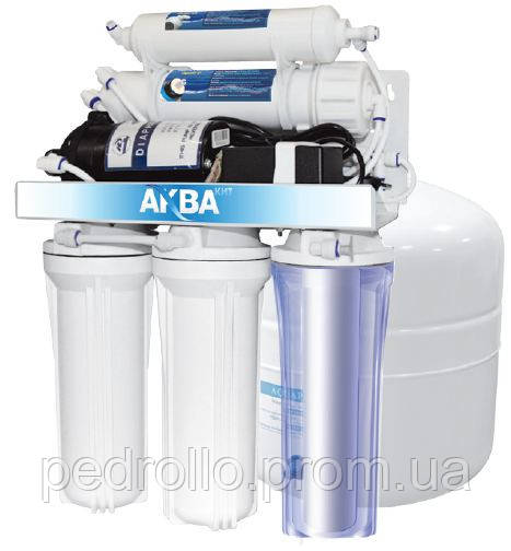 Установка обратного осмоса AQUA KIT RX-50 B-1 с насосом - фото 1 - id-p32079716