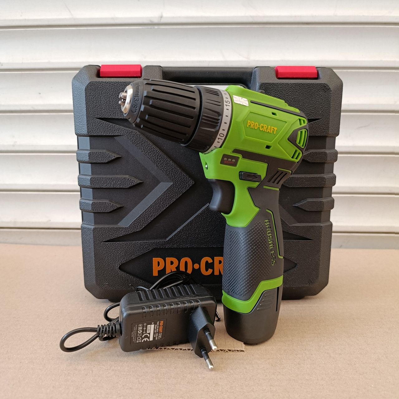 Безщітковий шуруповерт Procraft PA12BL (12В, 2Аг, 30Нм, 1 АКБ) Акумуляторний шуруповерт Прокрафт PA-12BL, фото 1