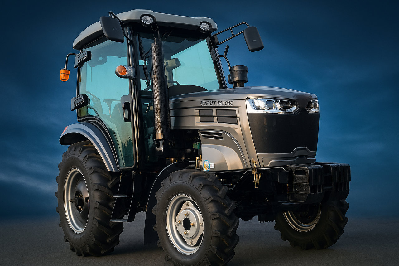 Трактор із оновленою кабіною СКАУТ TY-404C, шини 12.4-24, прижимна євронавіска