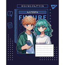Набір зошитів ПРЕДМЕТКА 48 арк. 9 шт, гібрид.+УФ лак "YES"/ Anime, фото 3