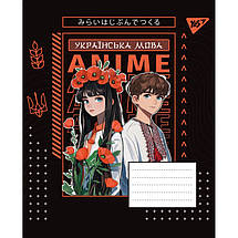 Набір зошитів ПРЕДМЕТКА 48 арк. 9 шт, гібрид.+УФ лак "YES"/ Anime, фото 2