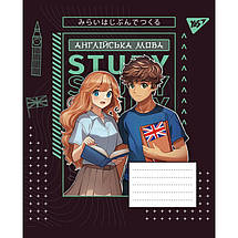 Набір зошитів ПРЕДМЕТКА 48 арк. 9 шт, гібрид.+УФ лак "YES"/ Anime, фото 5