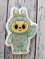 Пряник «Лабуба» блакитний герой, їстівний друк, дитяче свято