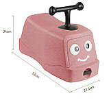 Машинка-гойдалка 3в1 Terrio “Puffy” Рожева, фото 2