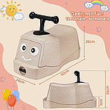 Машинка-гойдалка 3в1 Terrio “Puffy” Бежева, фото 4