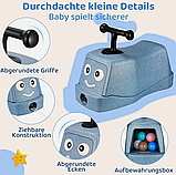 Машинка-гойдалка 3в1 Terrio “Puffy” Блакитна, фото 4