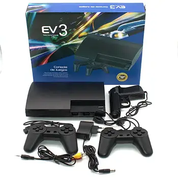 Ігрова приставка з двома геймпадами і пістолетом з 20 вбудованими іграми А777/ Стаціонарна ігрова консоль