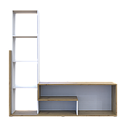 Стінка у вітальню Етана Артизан / Білий 150х30х150