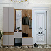 Модульний передпокій з шафою та дзеркалом у коридор, Сучасні меблі в передпокій Сола Дорос