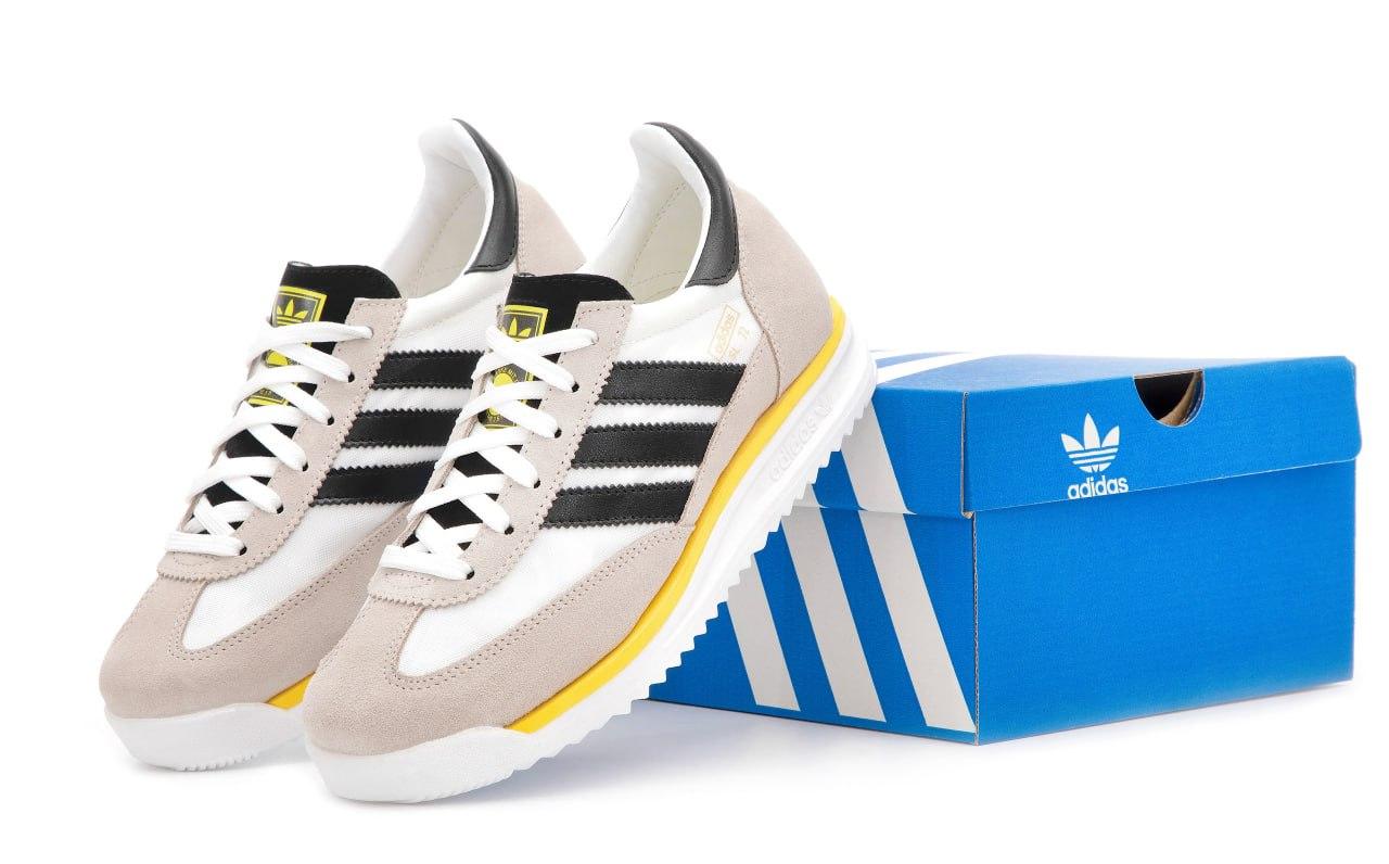 Жіночі бежеві Кросівки Adidas SL72, фото 1