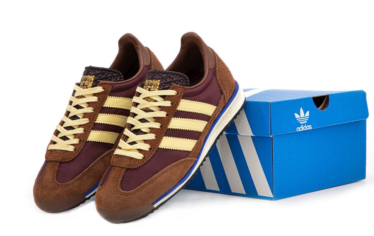Жіночі бежеві Кросівки Adidas SL72, фото 1