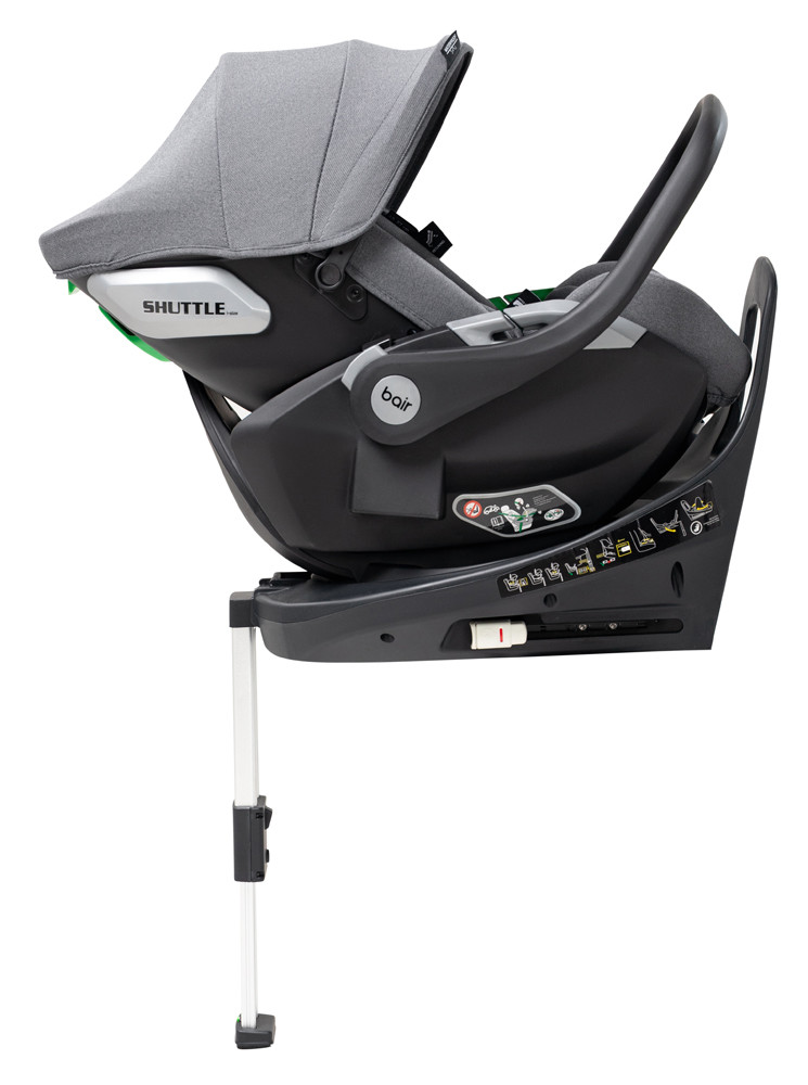 Автокрісло Bair Shuttle with Relax Base 360 i-size Iso-fix SRB-02 graphite midnight, фото 1