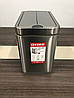 Відро для сміття сенсорне прямокутне Koer TC-020112-02 12 л колір неіржавка сталь (KR5582), фото 7