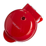 Гриль електричний настільний компактний 550 Вт з антипригарною поверхнею Sokany SK-BBQ-853, фото 6