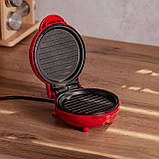 Гриль електричний настільний компактний 550 Вт з антипригарною поверхнею Sokany SK-BBQ-853, фото 8